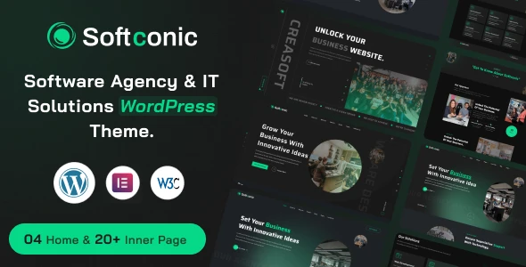 Softconic – Software and IT Solutions WordPress Theme